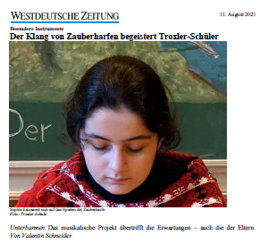 Bericht der Westdeutschen Zeitung vom 11.08.2021